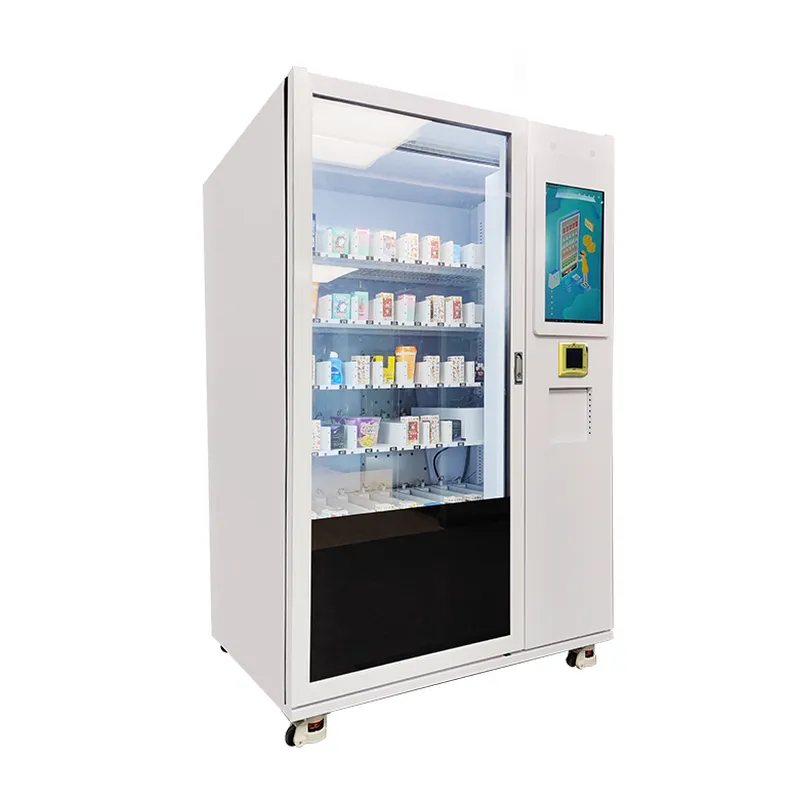 2023 new type Micron cup cake vending machine with elevator, stable elevator system to keep products safe
